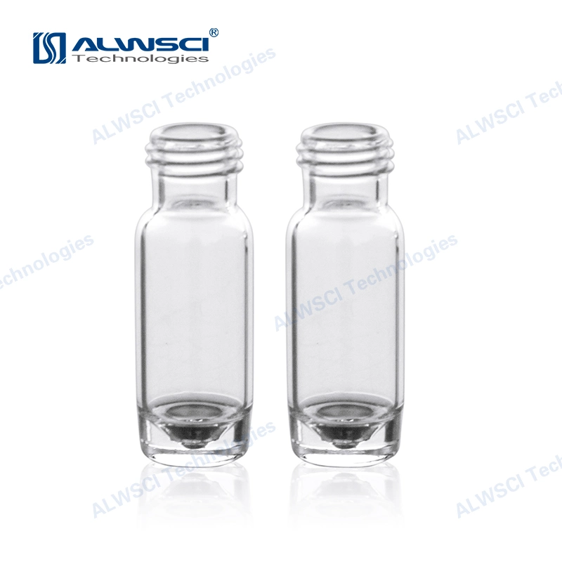 Alwsci 1,5 ml ND9 Flacon de récupération de la vis de haut Flacon en verre clair