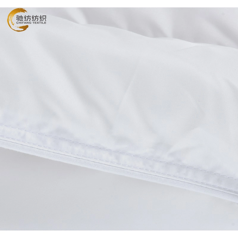 Gros hôtel de haute qualité Blanc 350GSM Down Alternative Microfiber Comforter Bed Duvet Quilt.