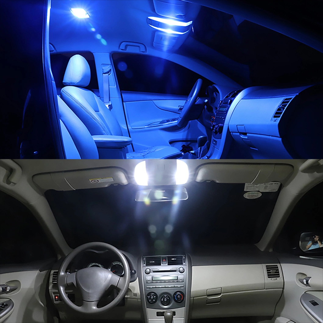 54g-View White/Ice bule Reading 194 Bulbos W5W placa de licencia estroboscópica Luces LED Auto Light canbus