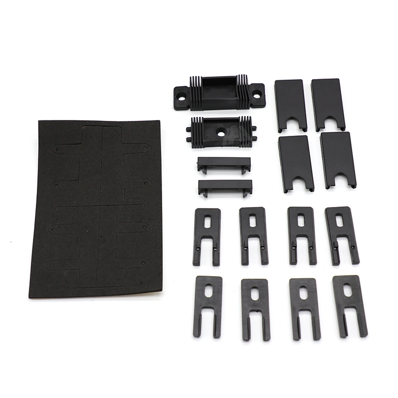 Black Custom PVC and Nylon Material Parts Window Accessories