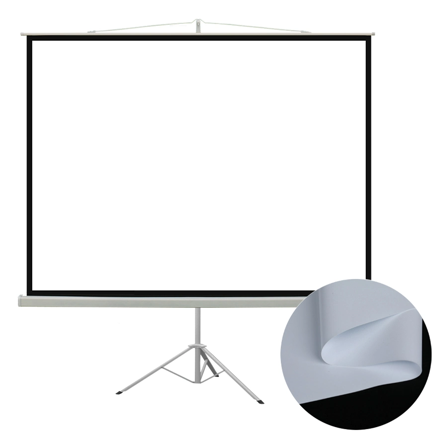 Film de projection blanc 0,3 mm tissu d'écran pour projecteur