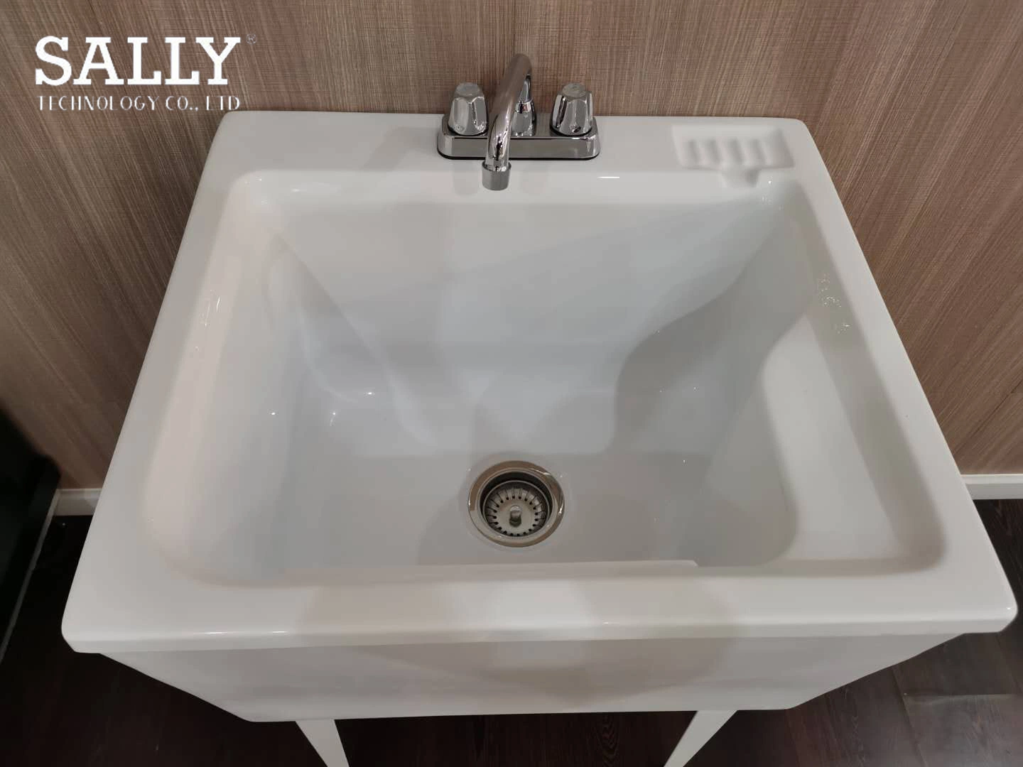 Sally Toilet Sink Shower Combo Acrylic Resin Laundry Sinks Freestanding Laundry Utility Sink Bathroom Sink Shower Drainer Waste Drain