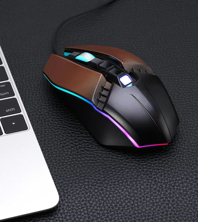 Melhor qualidade de jogos de computador e com fio Well-Performed mouse USB