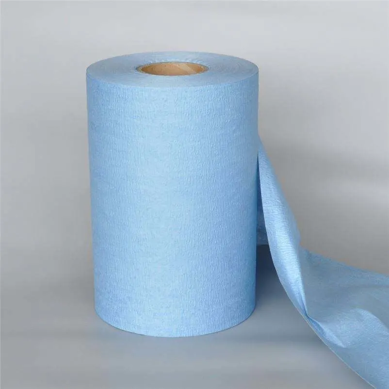 Non Woven Polyester Roll Wiper Fabric Clean Paper