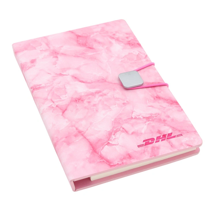 Customized PU Cover Noted Book with Sticker for Office Journal Notepad