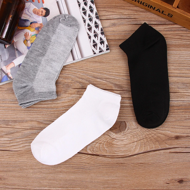 Wholesale/Supplier Mens Cotton Hosiery Solid Colour Breathable Low Cut Short Ankle Socks Casual Sports Socks