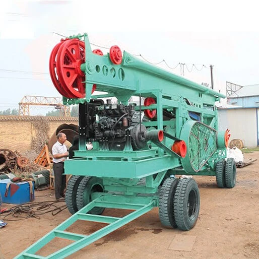 Hf-10A Environmental Protection Percussion Piling Drilling Equipment