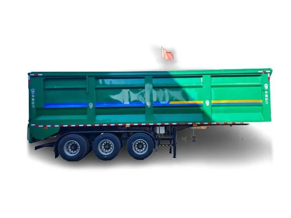 Self Unloading Semi Trailer Used for Transport of Agricultural/Ming Use Like Grains/Corns/Peanuts/Wheat/Coals/Stones/Sands/Minerals/Construction Buildings