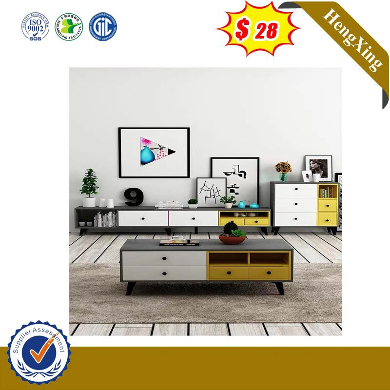 2019 تصميم حديثة منزل استخدام بعثة زخرفي بسيطة الخشب التلفزيون حامل تلفزيون Pb Board (UL-9BE298)