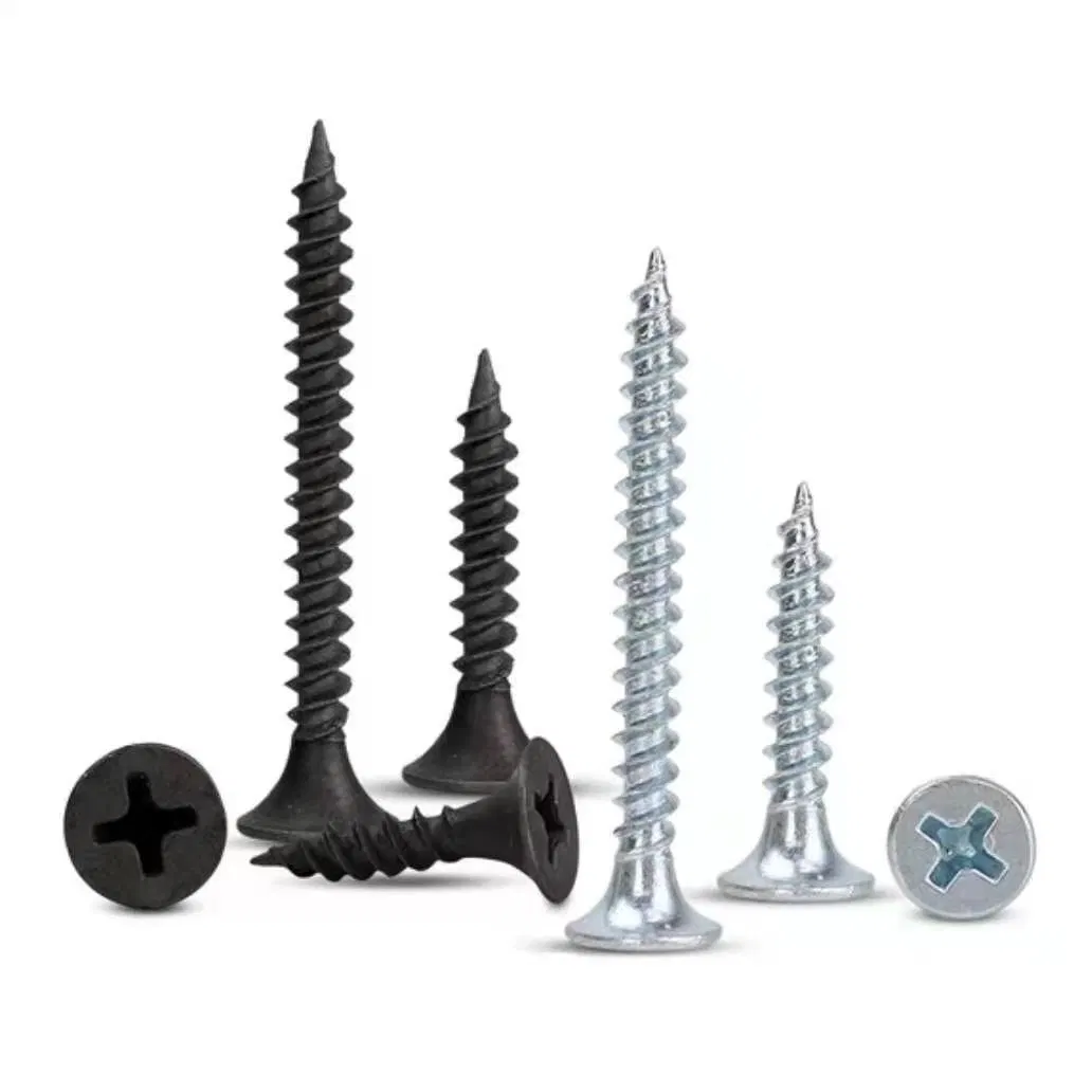 C1022A Bugle Head Grey/Black Phosphated Zinc Plated Drywall Screw/Tornillos