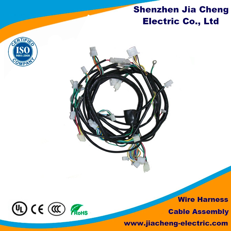 PVC Insulation Copper Wire Electric Scooter Harness with Different Color Type with USB Interface with ISO13485