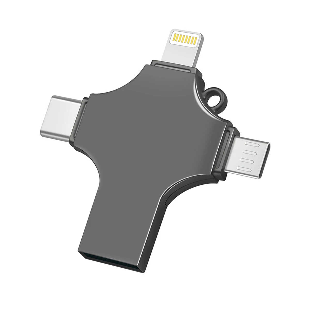 Hot-Sale 4 in 1 OTG USB-Flash-Laufwerk 3,0 für IOS/Android/Windows 128g USB-Flash-Laufwerk Tragbare Lautsprecher Zubehör