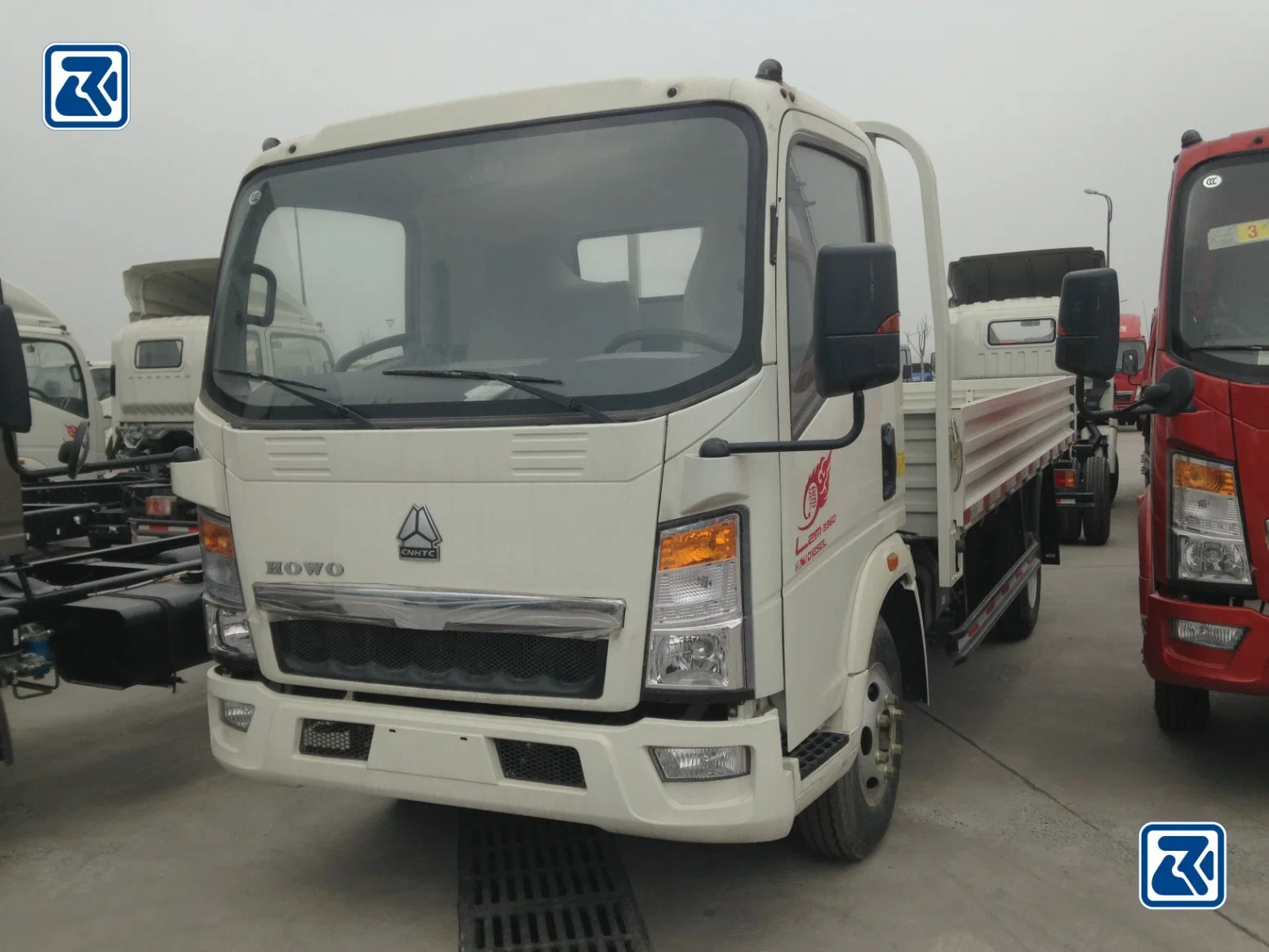 HOWO Light Duty Transportation Euro 2/3 Diesel Cargo Truck