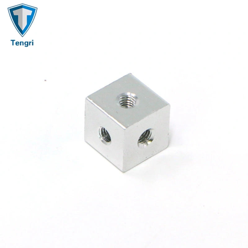 10X10X6mm seis caras de bloque fijo de cobre de seis lados de la placa de tuerca de la plaza de bloque de conexión de la plaza de bloque fijo de tuercas para estufas eléctricas platos acrílico cuadrado