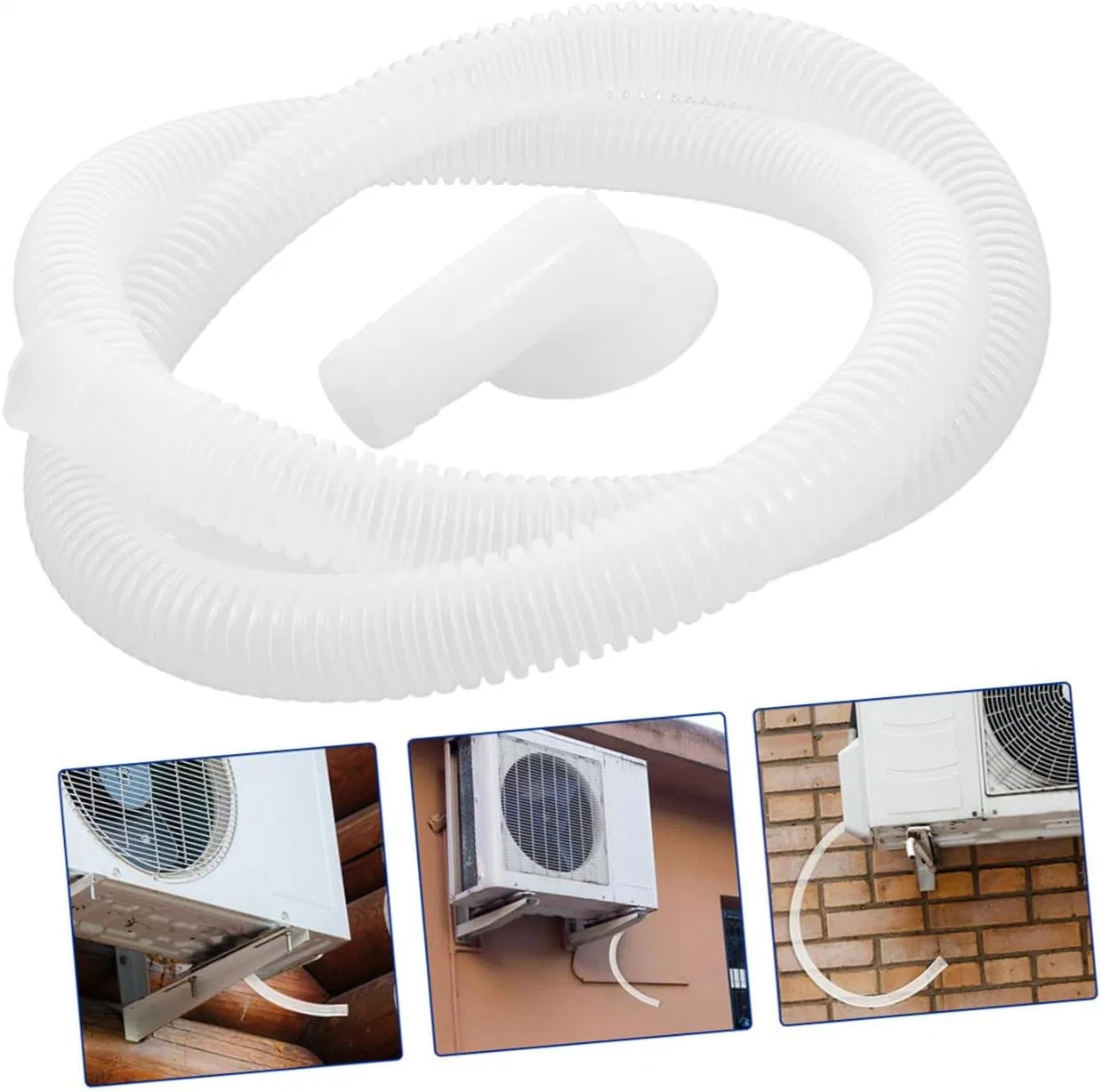 2 Sets Air Conditioner Drain Kit Mini Split Air Conditioning Drip Hose Portable Hose