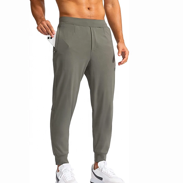 Custom 4-Way Stretch легкий кулиской обычной полной длины Joggers нейлон спандекс поле для гольфа на открытом воздухе брюки для мужчин