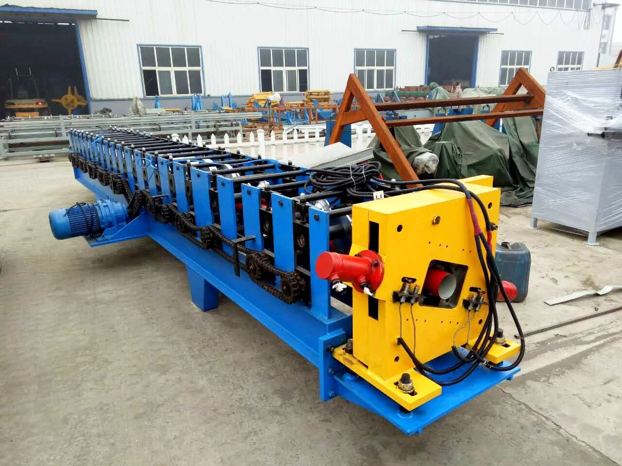 Color Steel Galvanized Round and Square Rain Down Pipe Making Machine Roll Forming Machine