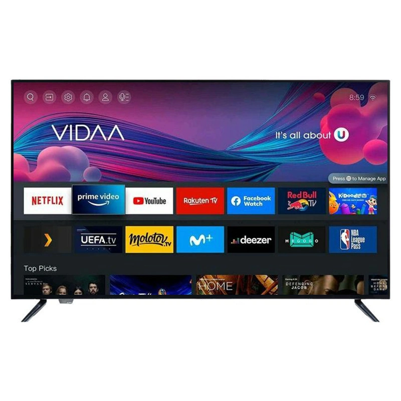 Personnaliser un grand écran 50 pouces UHD 2K de la télévision LCD LED Smart