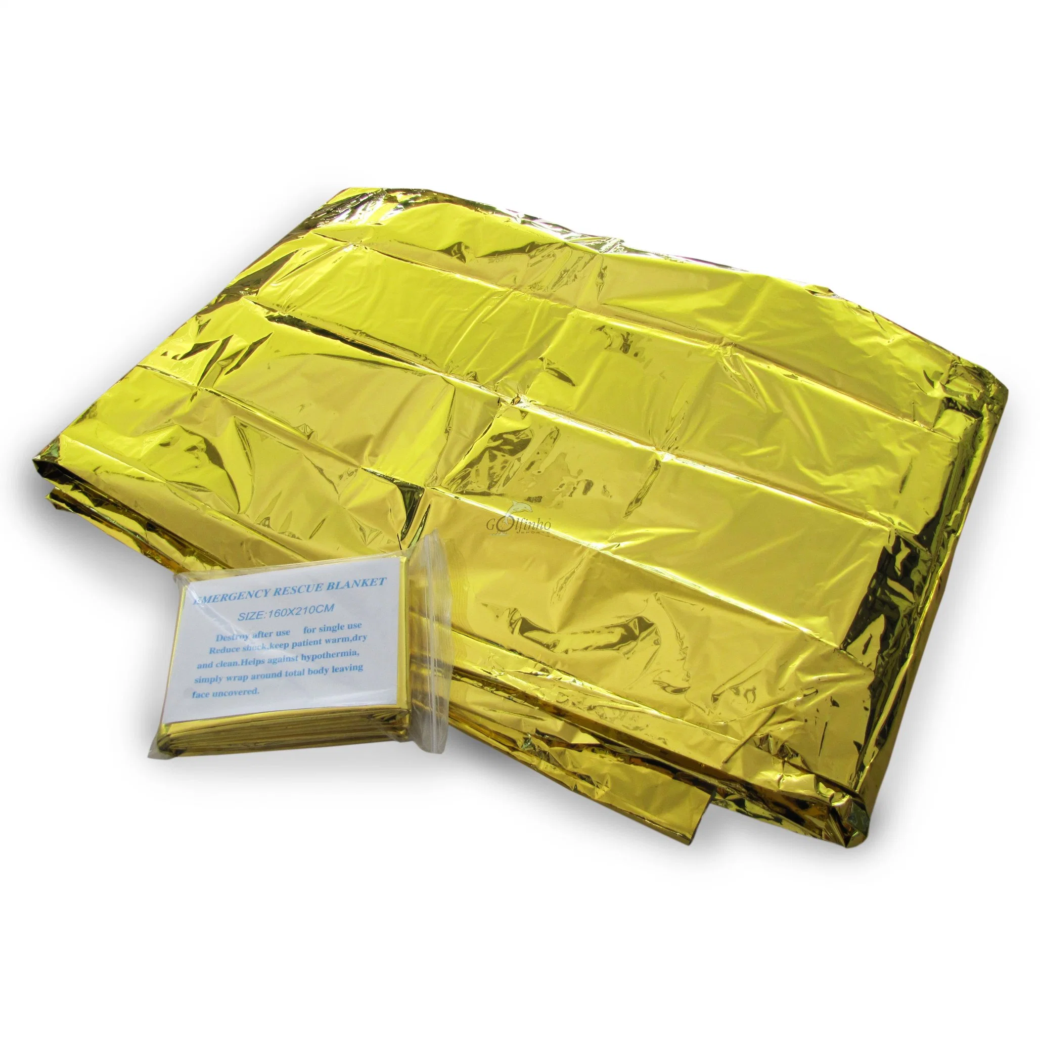 Gold MPET Film as Materials of First Aid Emergency Blanket