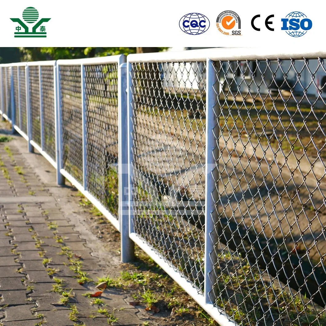 Zhongtai 1X1 Chain Link Fence 3 Inch 75mm 12.5g Chain Link Fence China Suppliers Chain Link Fencing Mesh