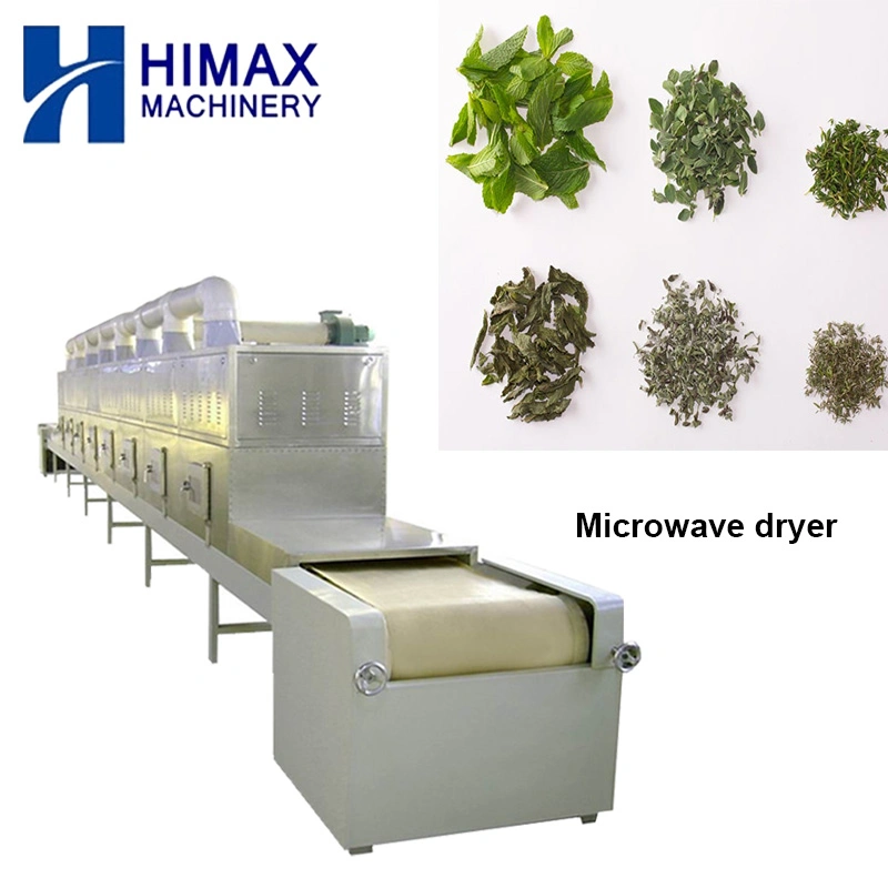 Stainless Steel Tea Microwave Drying Machine Food Drying and Sterilizing Equipment
