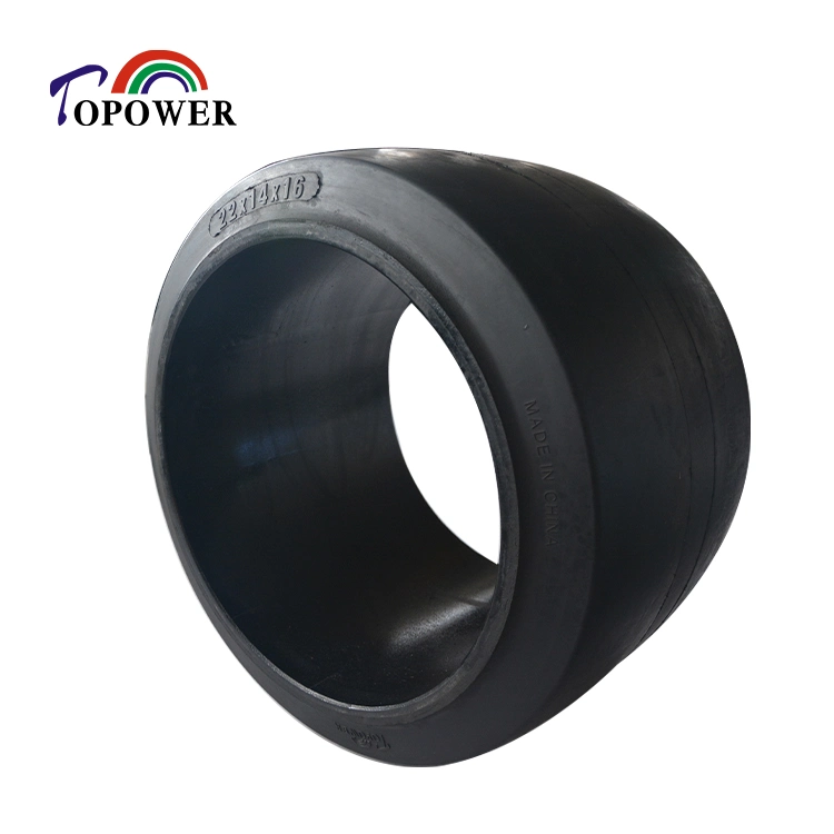 711X406.4X558.8 730X190 914.4X229X762 Press on Solid Tyre Industrial Rubber Wheel Tire