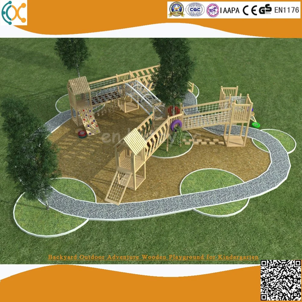 Outdoor Adventure Wooden Play Equipment for Children