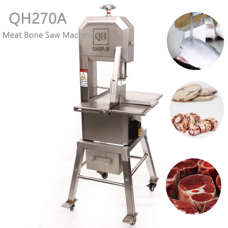 precio de fábrica de carne hueso de la banda de la sierra de piso de la máquina de corte eléctrico /de la Sierra de los huesos de la máquina de la sierra de hueso /horno a 220V monofásico (QH270A)