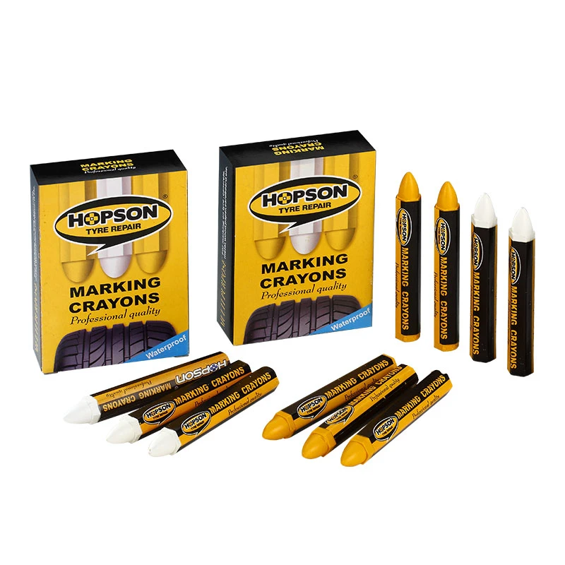 Hopson Marca de reparación de neumáticos Crayon, amarillo