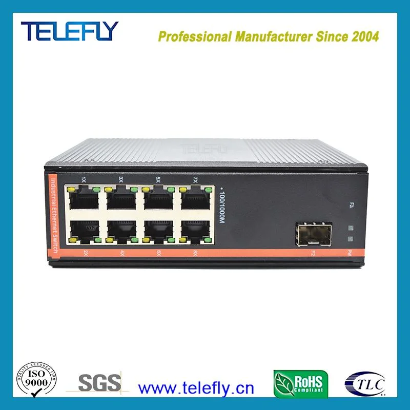 Network Switch 8 Port Fast Ethernet Industrial Switch