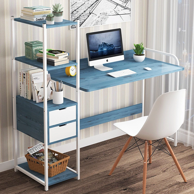 Home Computer Desktop Desk Simple Student Desk Bookshelf Bedroom Office Writing Desk