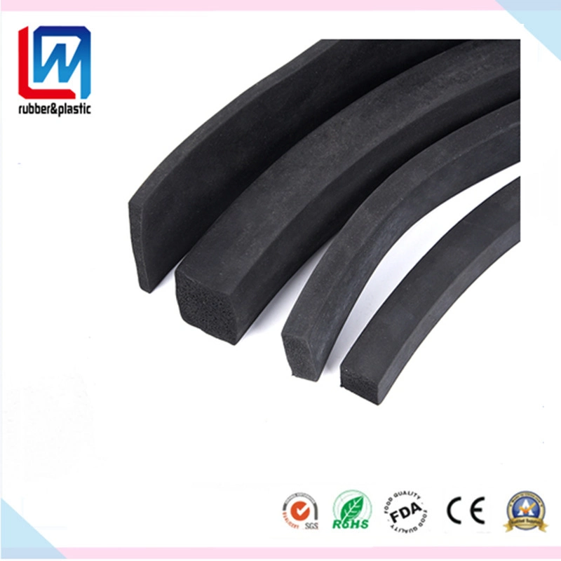 EPDM Foam Sponge Rubber Profile Rubber Cord for Boat, Electric Cabinet Box