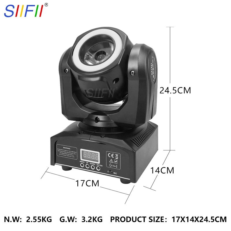 Stage Lighting DJ Equipment Mini Beam LED 60W Moving Head Light