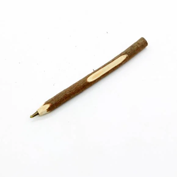 Eco Friendly Nature Wood Ball Pen with Custom Logo for Gifts