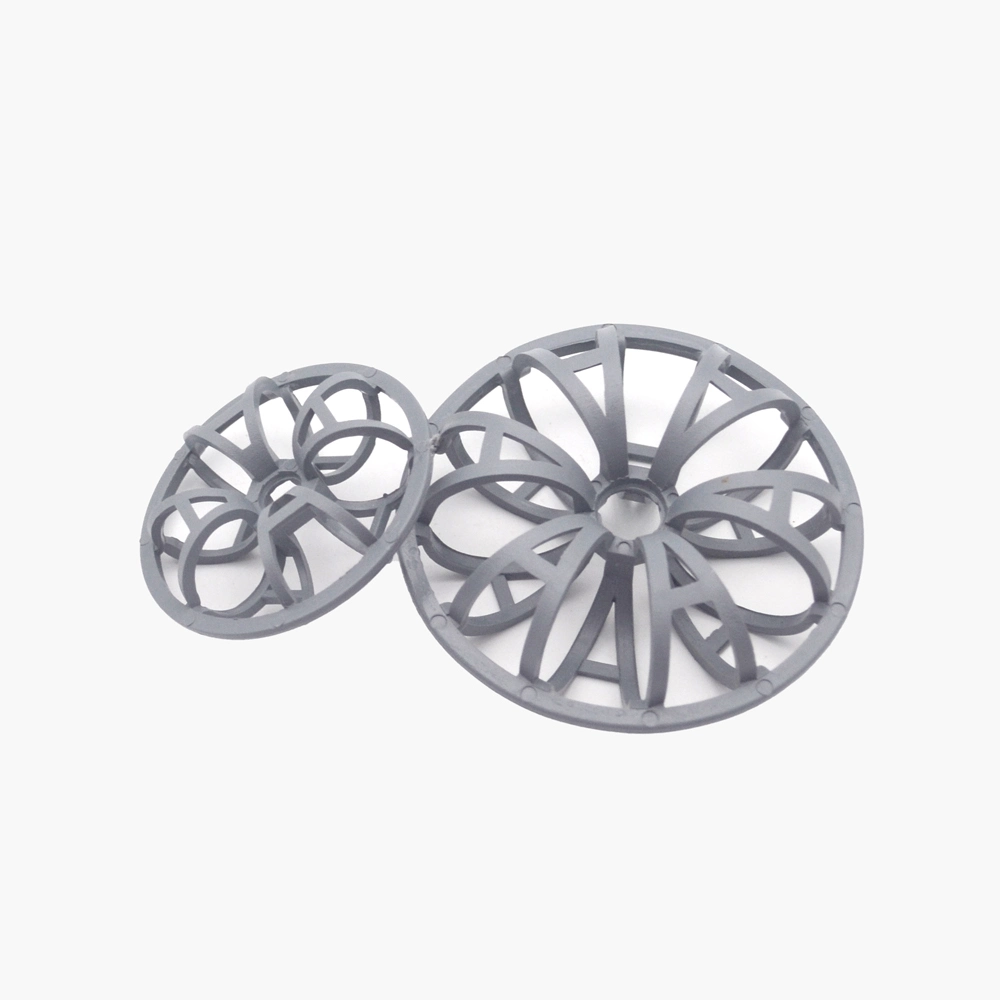 Tellerettenring aus Kunststoff, PP/PVC/CPVC/PVDF/RPP (Luftschrubben) Teller Rosette Ring Tellerettes