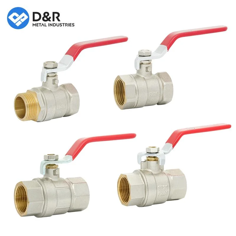 D&R Full Custom Ball Valve Factory Wholesale/Supplier Hardware Brass Valve 1/2 Inch - 3/4 Inch Water