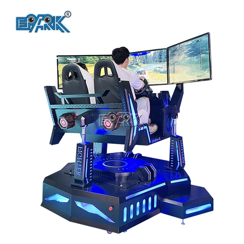 Epark Vr Equipment 9d Racing Simulator 3 Screen Car Racing Game Machine for Game Center