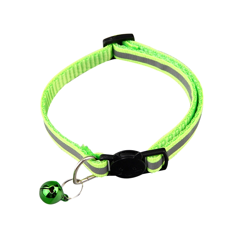 Quick Release Safety Buckle Bell Reflective Pet Dog Collar