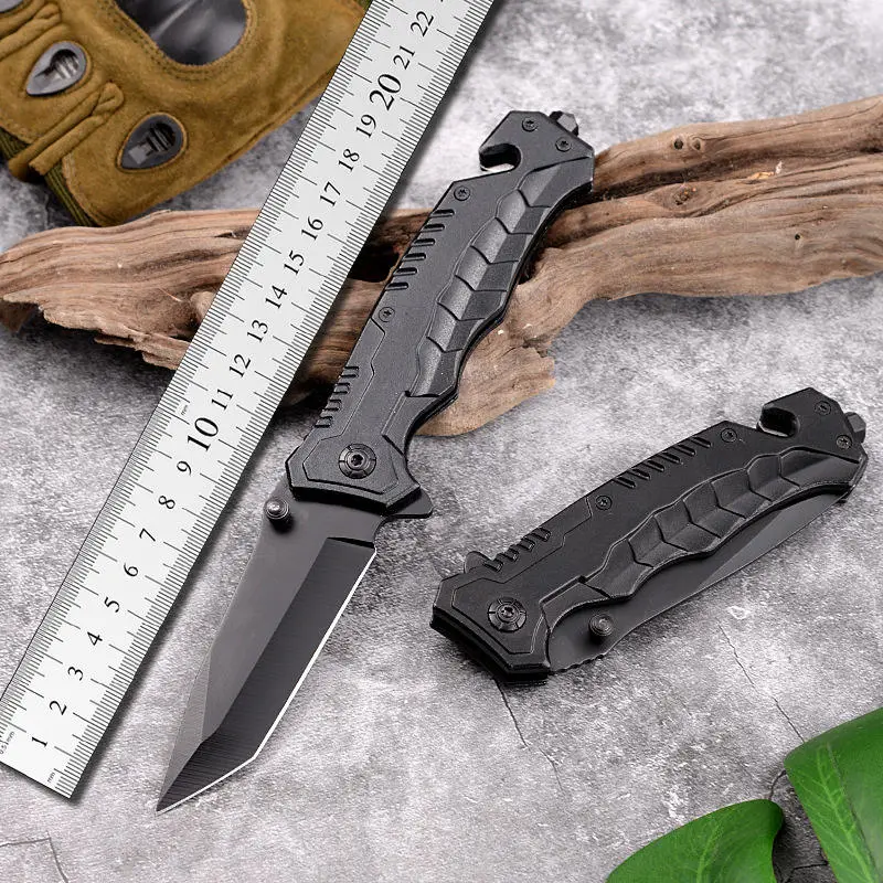 Blank Blades Outdoor Camping Survival Tactical Utility Hunting Mini Folding Pocket Knife