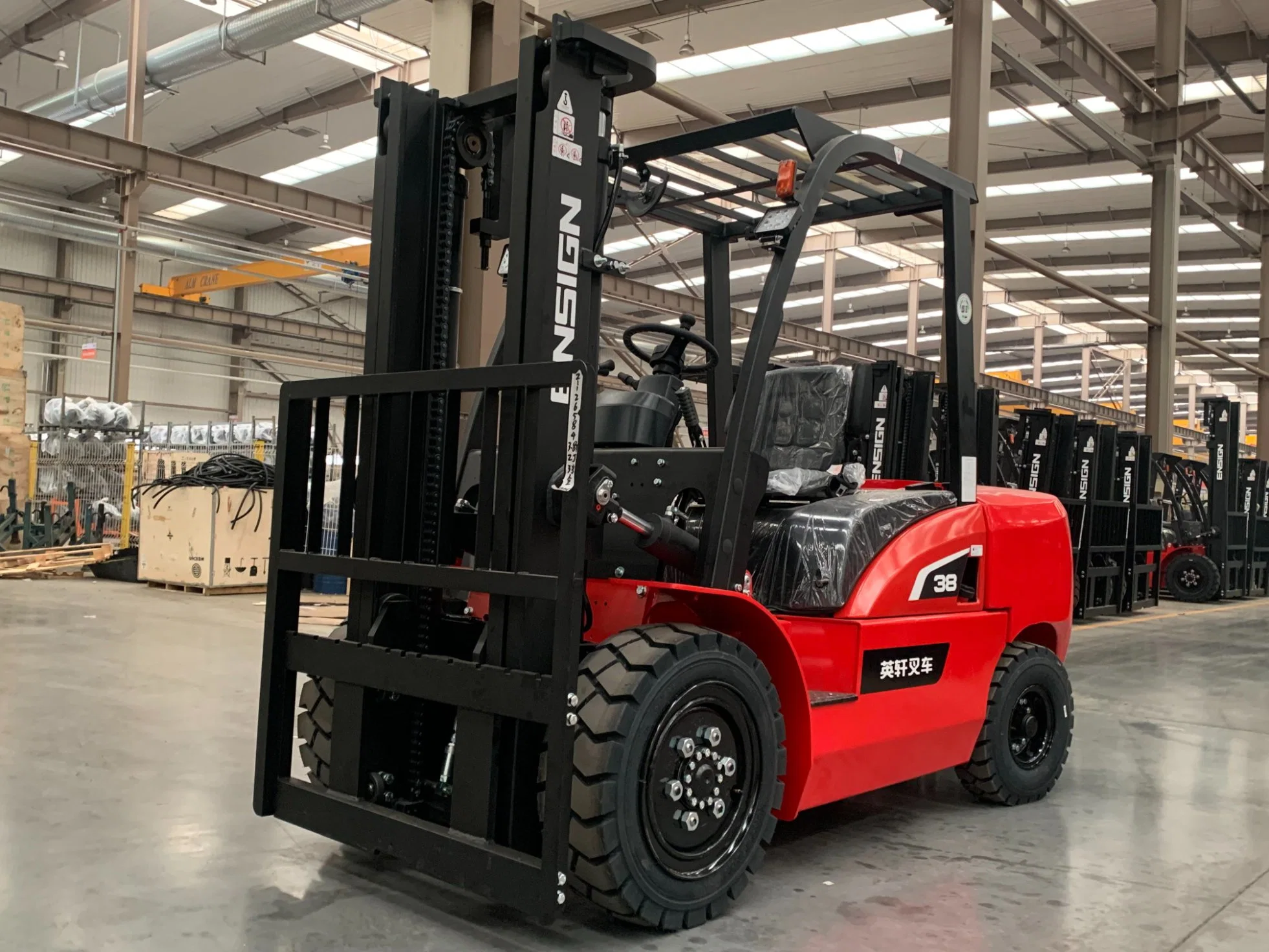 China Ensign Brand Industrial Vehicles 3.8t Forklift Price