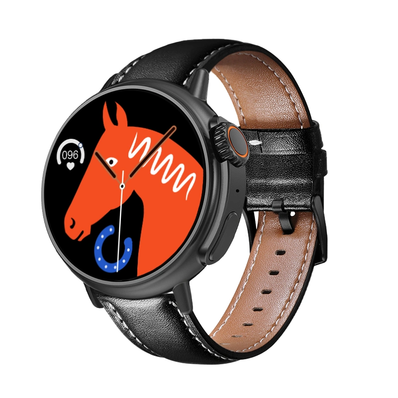 2023 la montre Smart Watch Mt30 Bt à écran rond appelle la fréquence cardiaque Moniteur IP68 étanche NFC Health Smartwatch Mt30