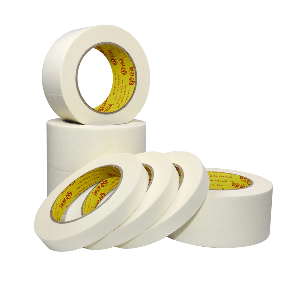 Black Blue Green White Yellow Cinta Painting Custom Masking Tape