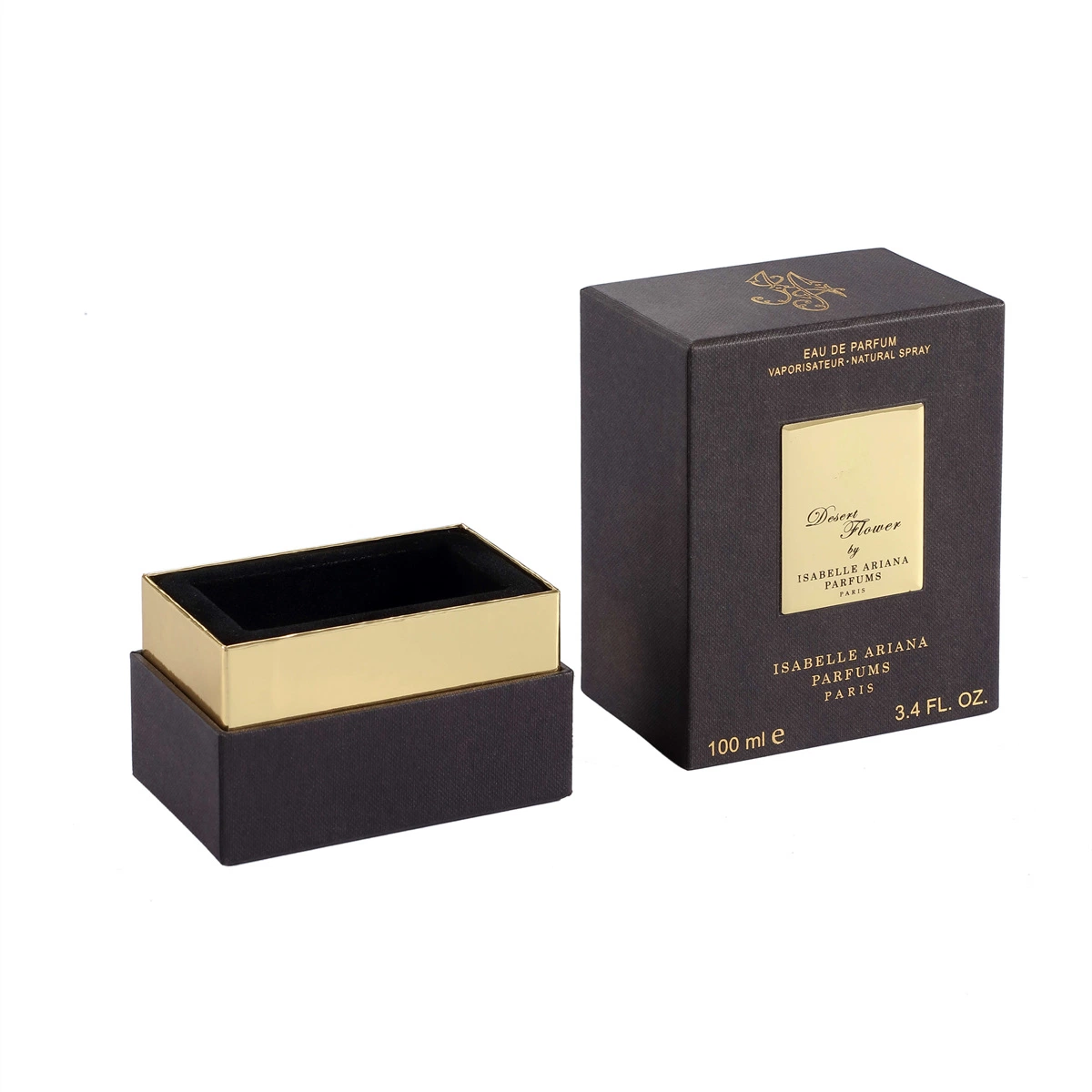 Emballage OEM promotion boîte cadeau parfum cuir parfum de luxe Boîte cadeau