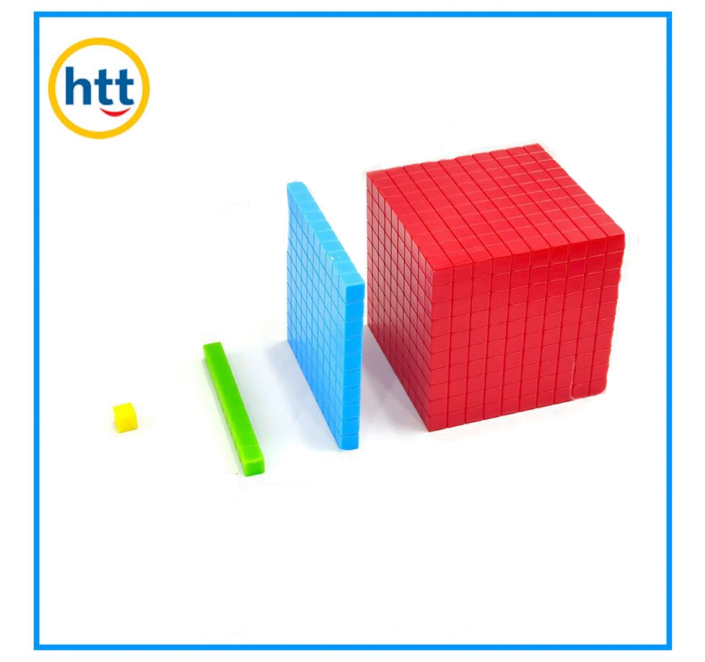Smart Math Lernspielzeug, Base Ten Blocks Set, Kindergarten Heimschule Lehrspielzeug