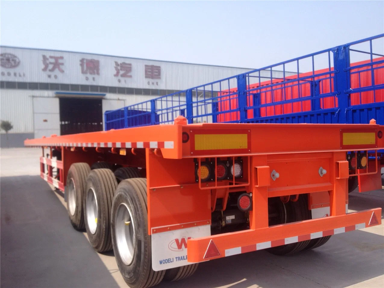 Manufacture 30-80t Mechanic/Air Suspension Chassis Semi Truck Container Trailer