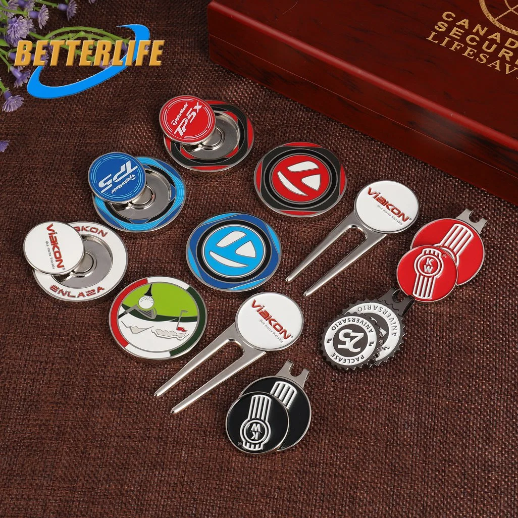 Werbegeschenk und für Männer Organizer für Frauen Lagerung und Zubehör Custom Blank Magnet Golf Ball Marker