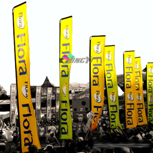 Outdoor Display Rectang Beach Event Sports Flag Pole