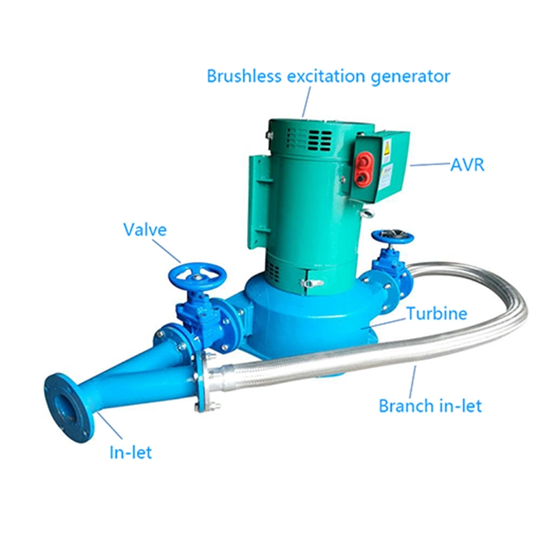 10 Kw générateur de puissance hydroélectrique d'accueil