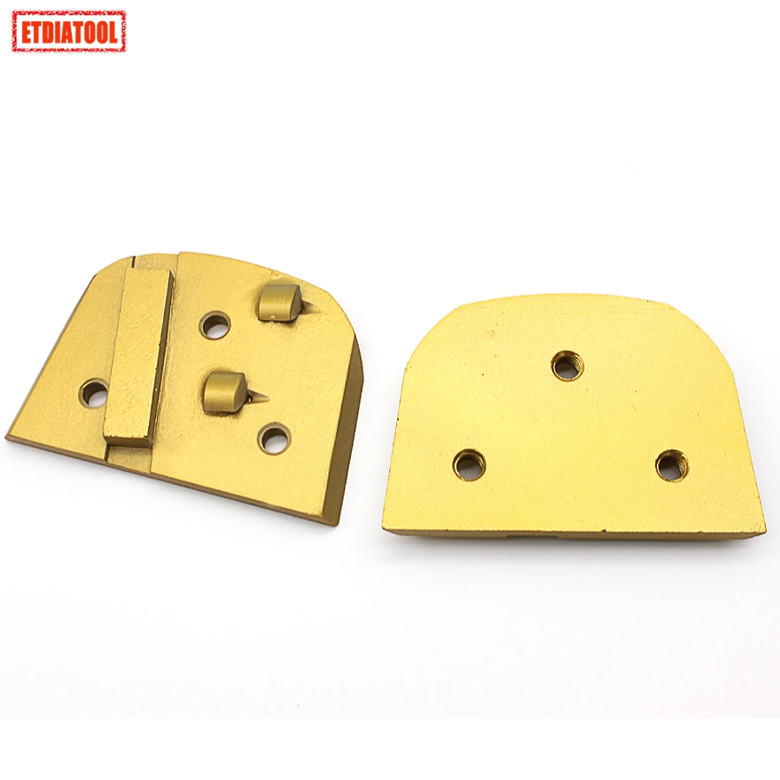 3PCS 1/4 PCD Lavina Diamond PCD Grinding Shoes Plates Blocks for Remove Resin, Glue, Painting