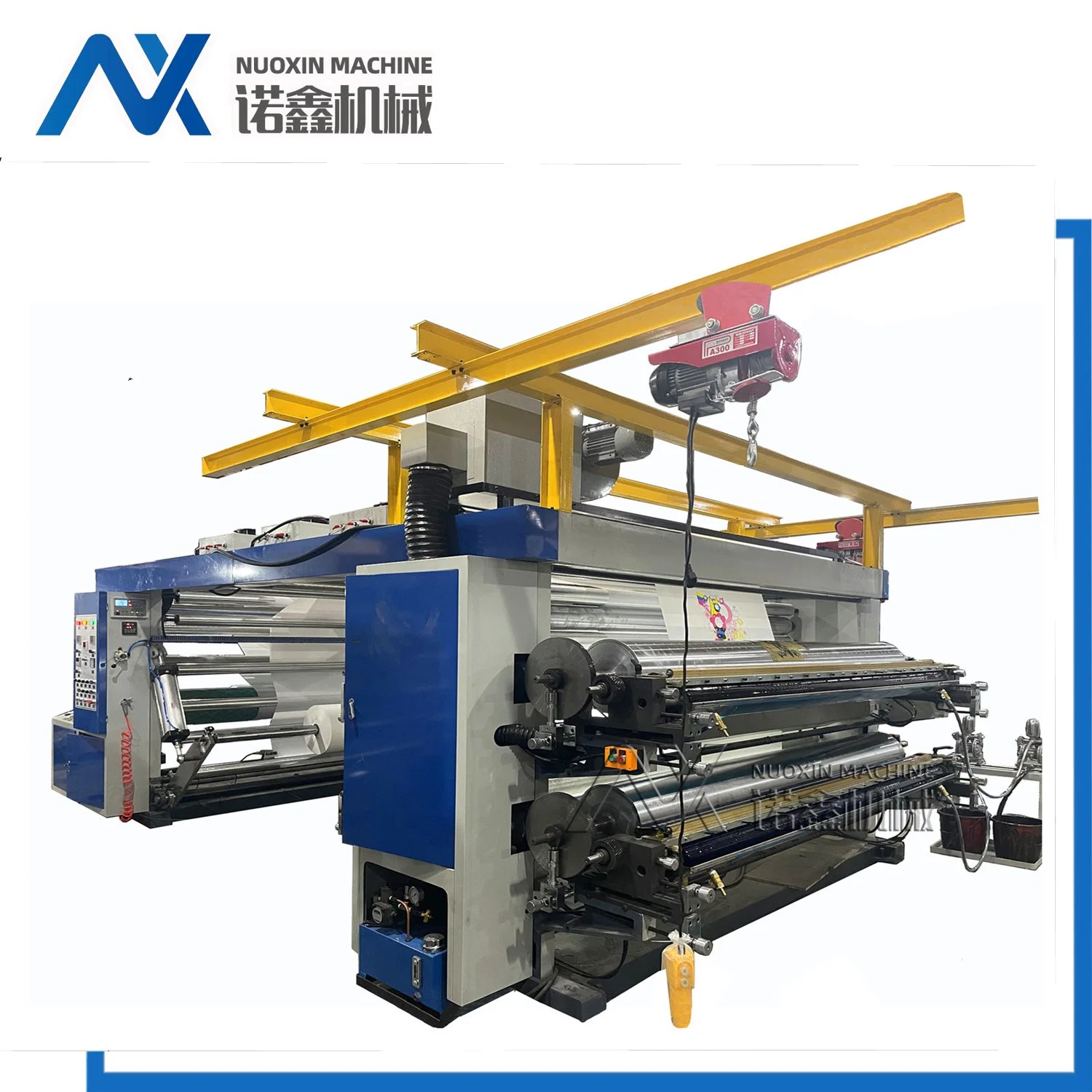 4 Colors High Speed Flex Plastic Film Printing Machine